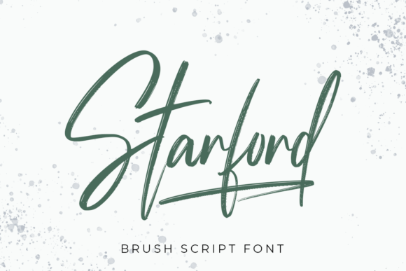 Download Starford Handwriting Brush - Star Collection