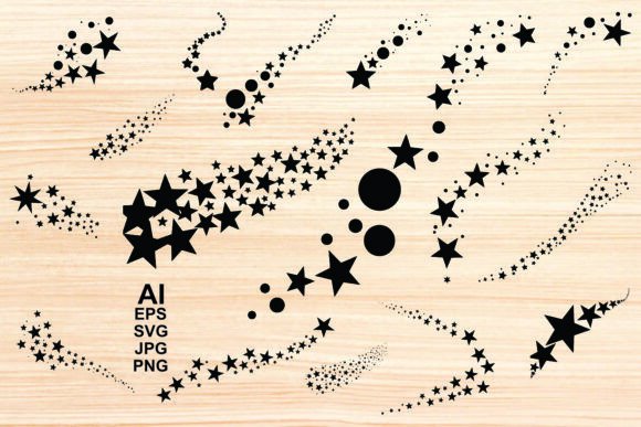 Download Silhouette Stars Tattoos Vector - Star Collection