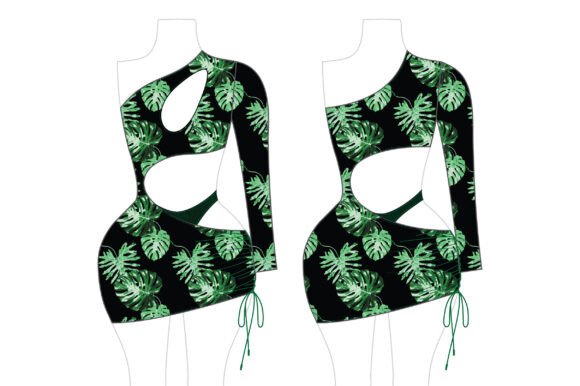 Download Romspattern™ Leaf Lush Dress - Leaf Collection