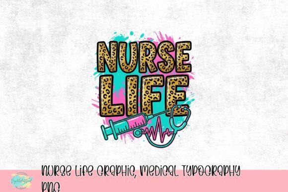 Download Nurse Life Graphic, Medical Typography PNG - Typography Collection