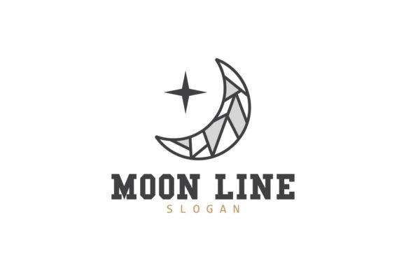 Download Moon Logo, Crescent Star and Moon Design - Star Collection